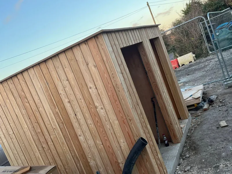 Timber cladding installed on a Norfolk property