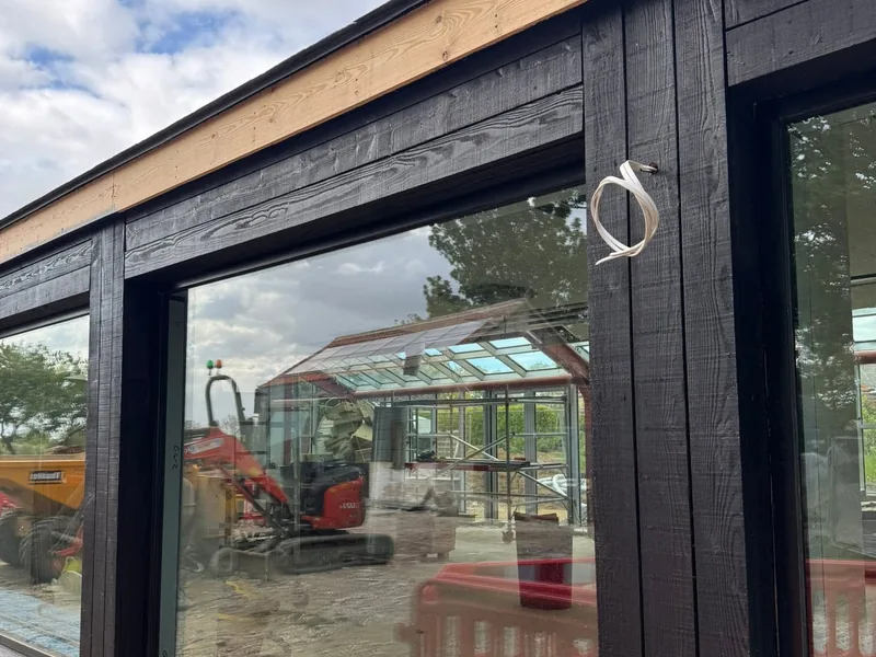 Events venue construction at Alford Manor House by AJB Group