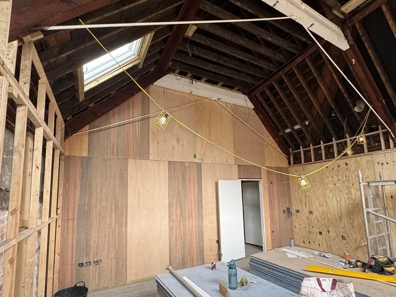 Carpentry package under way at 17-19 High Street, Grantham