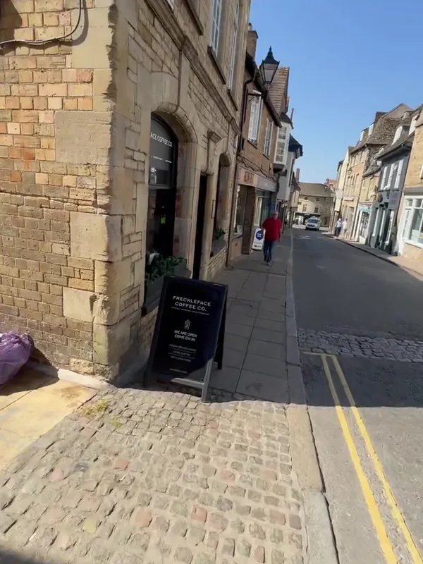 Stamford town centre, where the warehouse conversion is under way