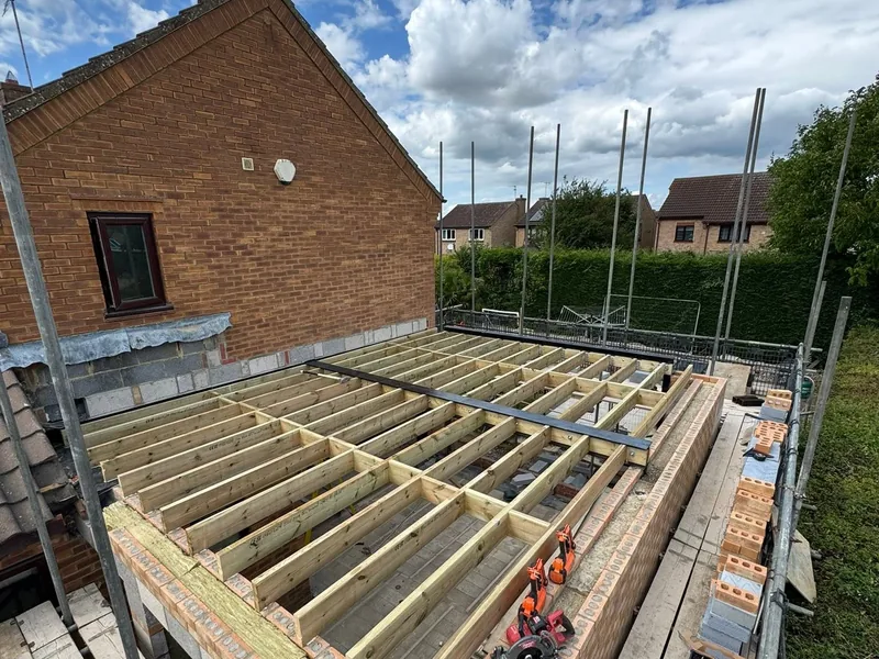 C24 8x2 joists set at 400mm centres on a traditional fit in Whittlesey