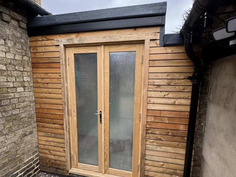 Completed domestic extension built by AJB Group in Lincolnshire